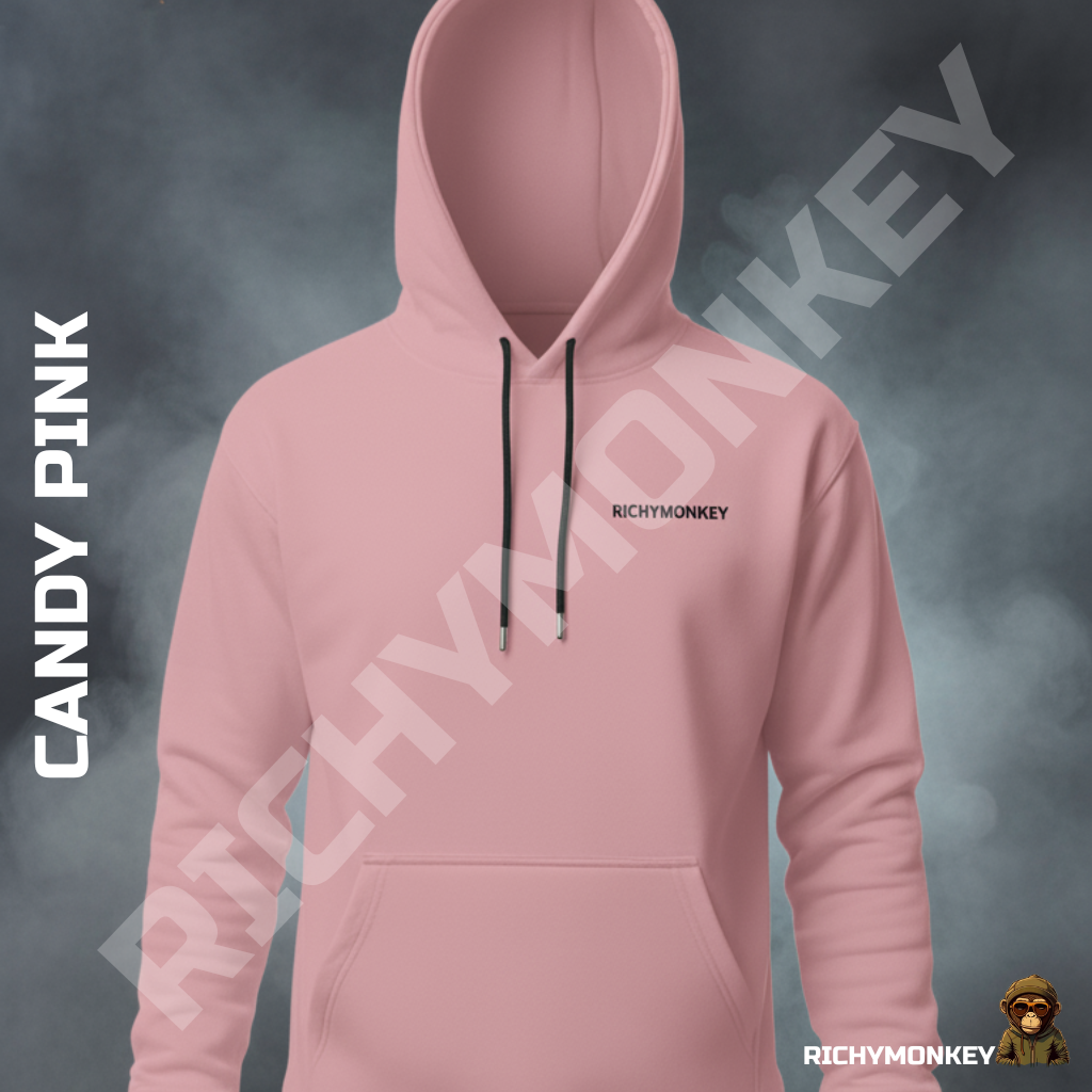 RichyMonkey Candy Pink Hoodie – For Bold Souls